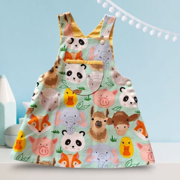 Animal farm reversible dress.front view